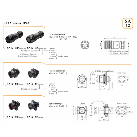 Weipu Charge Port SA12